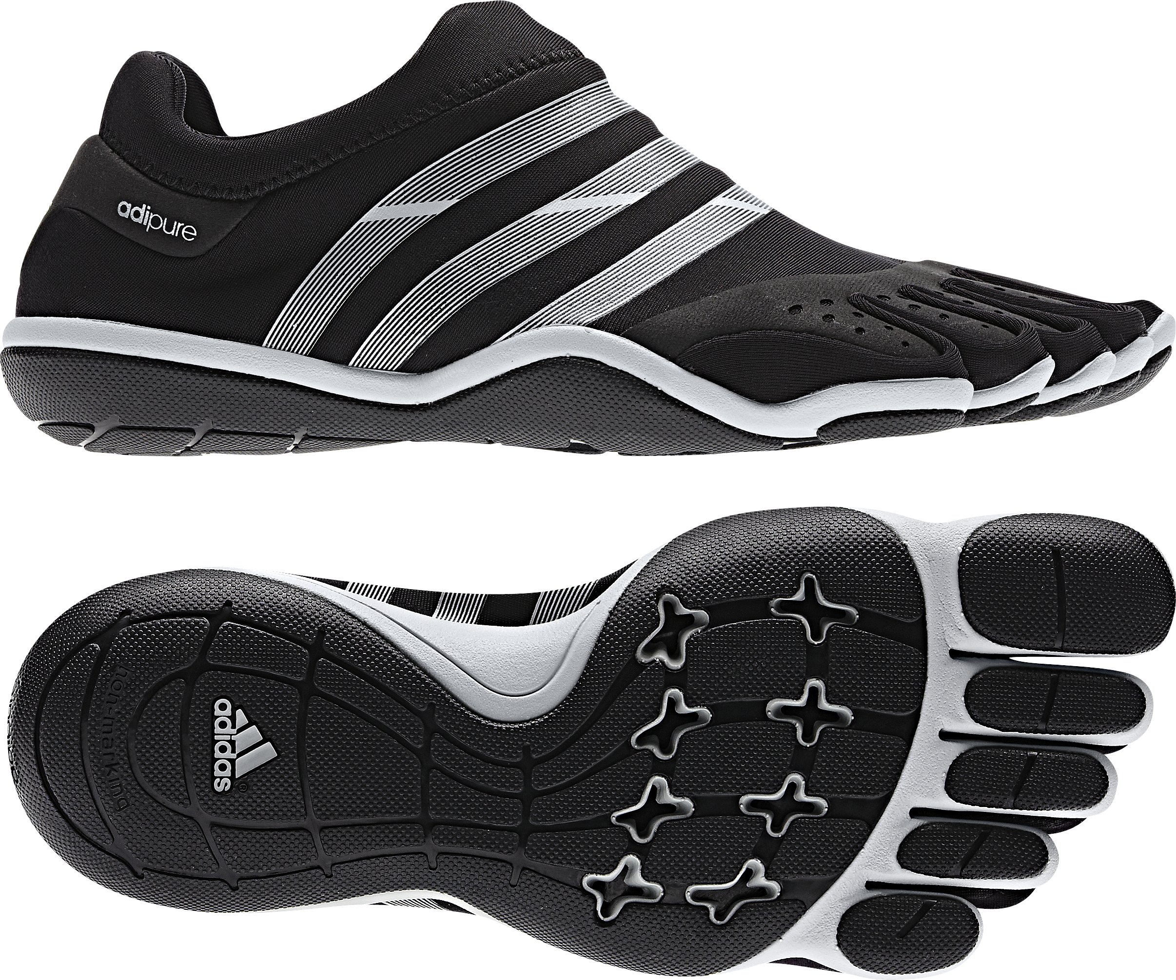 adidas adipure trainer vs vibram five fingers