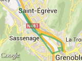 parcours Grenoble Arago barrage Sassenage