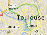 parcours centre ville Toulouse