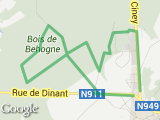 parcours Rochefort Belg Entrainement