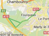 parcours Boucle forÃªt de Marly