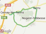 parcours Boucle Cernay - Berru