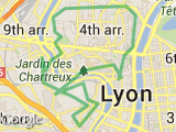 parcours Lyon Urban Trail 2012 (23km)