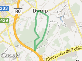 parcours Lentejogging Dworp