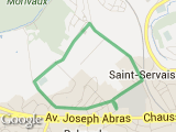 parcours Saint-Servais 3600m