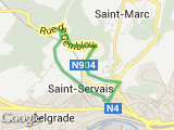 parcours Saint-servais 6300m