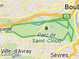 parcours Parc de st cloud 1H30