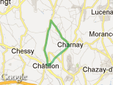 parcours chatillon - charnay