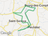 parcours 22 km saint senoux