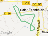 parcours 8 km au depart de St Geoirs