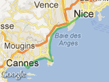 parcours Marathon des Alpes-Maritimes Nice-Cannes 