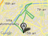 parcours Quai champs mars court 11.7 km