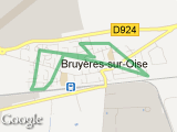 parcours 5km a bruyeres sur oise