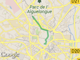 parcours Marche Montpellier 1