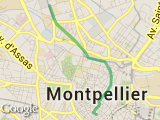 parcours Marche Montpellier 2