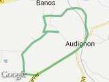 parcours banos/audignon 10k600