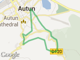 parcours Autun (Chemin des Manies - Sentier des Chèvres - Chemin de la Mine)