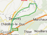 parcours velo valée ogon