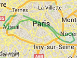 parcours Marathon de Paris 2010