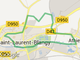 parcours stnic athies 11km