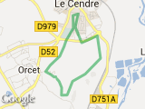 parcours Orcet le cendre par les vignes 48 min 18 Aout 2010