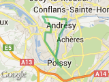 parcours Poissy-Hautil