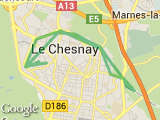 parcours Chesnay, Fausse Repose, Jardy