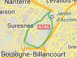 parcours Quai de Seine, 11,5Km