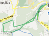 parcours Tilff Boncelles 2010-09-14