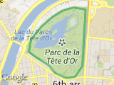 parcours Contour du Parc de la tete d'or