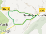 parcours FOULEES PININQUES 8 KM