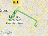 parcours parc barbieux 1 tour