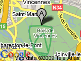 parcours Bois de Vincennes - Gd tour pr Route de Tourenne