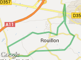 parcours 12km  université - rouillon