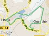 parcours leves Champhol