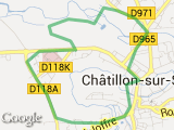 parcours CHATILLON 6KMS