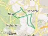 parcours Chanturgues - Sayat - Blanzat - Chanturgues