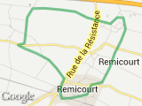 parcours Pousset - Hodeige - Lamine - Remicourt - Pousset