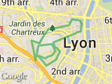 parcours Lyon Urban Trail 2011