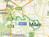 parcours Marathon de Milan 2011