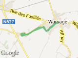 parcours Warsage - Bombaye (JCPMF)