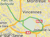 parcours Bois de Vincennes