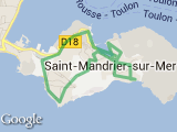 parcours Presqu ile de st mandrier