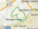 parcours FlÃ©malle - Souxhon - Mons-Lez-LiÃ¨ge (Start To Run)