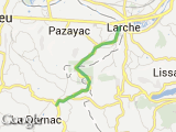 parcours montée Chavagnac 7 km 3,5%