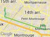 parcours Montsouris 1 tour