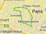 parcours Paris Tour Eiffeil