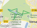 parcours Grand Canal Versailles Complet