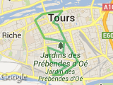 parcours Tours 10km