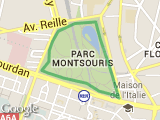 parcours Tour Parc Montsouris